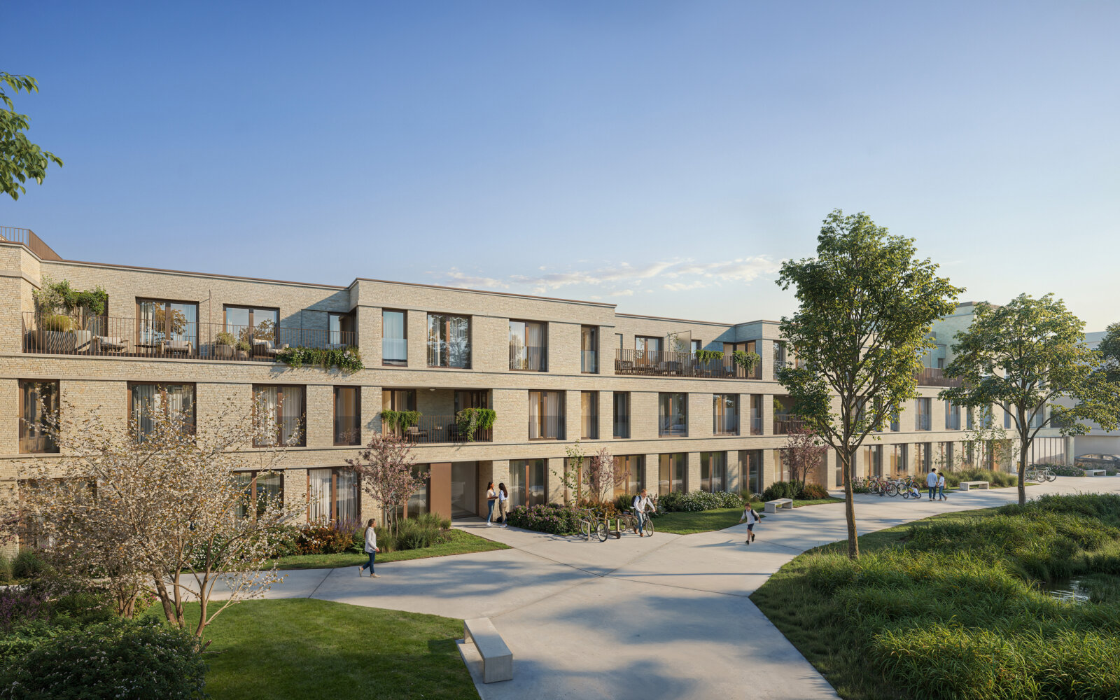 <h3>Wonen in het groen, midden in de stad</h3>