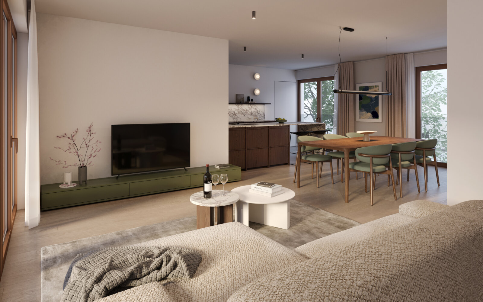 <h3>Tuinappartementen, doorzonappartementen en penthouses</h3>